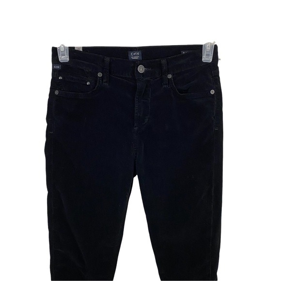 COH Citizens Of Humanity Black Corduroy Rocket High Rise Skinny Jeans Size 26 - Picture 3 of 7